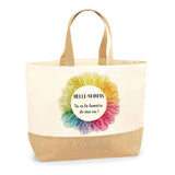 Sac Jute Fête des Mères Fêtes des Pères Mamie Papi Famille Idée Cadeau anniversaire Noël Travail Boulot Métier Départ Retraite Collègue Femme Homme