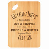 Planche bambou gravée personnalisée homme idée cadeau Fête des Pères apéro 30×20 prénom cuisine plateau fromage anniversaire noel papa papi 