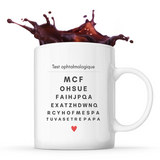 Mug Futur Papa - Test Ophtalmologie