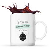 Mug Futur Papa - Quelque chose à te dire...