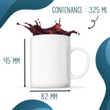 Mug personnalisable Prénom Grain Café