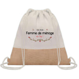 Sac Fête des Mères Mamie Maman Cadeau anniversaire Noël Travail Métier Départ Retraite Collègue Femme cabas shopping plage