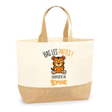 Sac Jute Fête des Mères Fêtes des Pères Mamie Papi Famille Idée Cadeau anniversaire Noël Travail Boulot Métier Départ Retraite Collègue Femme Homme