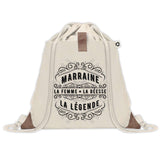 Sac à dos avec pochette Marraine Femme Déesse Légende