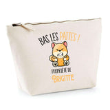 Trousse pochette de rangement maquillage Fête des Mères Mamie Famille Idée Cadeau anniversaire Noël Travail Boulot Métier Départ Retraite Collègue Femme