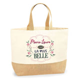 Sac Jute Fête des Mères Fêtes des Pères Mamie Papi Famille Idée Cadeau anniversaire Noël Travail Boulot Métier Départ Retraite Collègue Femme Homme
