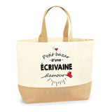 Sac Jute Fête des Mères Fêtes des Pères Mamie Papi Famille Idée Cadeau anniversaire Noël Travail Boulot Métier Départ Retraite Collègue Femme Homme