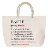 Sac Fête des Mères Mamie Famille Idée Cadeau anniversaire Noël Travail Boulot Métier Départ Retraite Collègue Femme cabas shopping plage