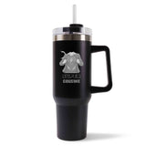 Mug isotherme Noir super Cousine Femme