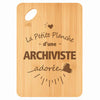Planche bambou gravée personnalisée femme idée cadeau Fête des Mères apéro 30×20 prénom cuisine plateau fromage anniversaire noel maman mamie
