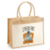 Sac Fête des Mères Mamie Famille Idée Cadeau anniversaire Noël Travail Boulot Métier Départ Retraite Collègue Femme cabas shopping plage Homme Papa Papi Pères Frère