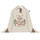 Sac Fête des Mères Mamie Famille Idée Cadeau anniversaire Noël Travail Boulot Métier Départ Retraite Collègue Femme cabas shopping plage