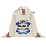 Sac à dos avec pochette Sage-Femme Superman