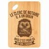 Planche bambou gravée personnalisée homme idée cadeau Fête des Pères apéro 30×20 prénom cuisine plateau fromage anniversaire noel papa papi 