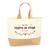 Sac Jute Fête des Mères Fêtes des Pères Mamie Papi Famille Idée Cadeau anniversaire Noël Travail Boulot Métier Départ Retraite Collègue Femme Homme