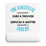 Tapis de souris ergonomique avec repose-poignet, accessoire bureau pour femme et homme, fête des pères, cadeau pas cher, idée cadeau fête des mères, secret santa, départ à la retraite, télétravail et gaming