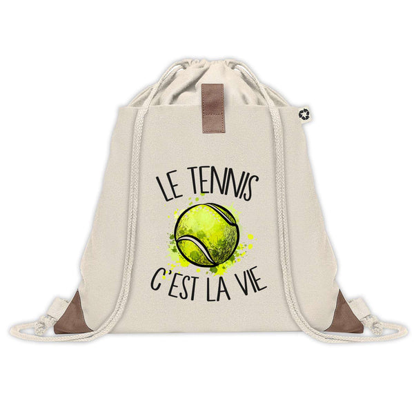 Sac à dos avec pochette Tennis c'est la Vie