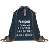 sac a dos homme bleu coton recycle avec pochette idee cadeau utile pour collegue papa ou ami cadeau homme noel anniversaire secret santa ou depart a la retraite sac durable pratique et robuste design sobre et elegant