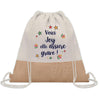 Sac Fête des Mères Mamie Famille Idée Cadeau anniversaire Noël Travail Boulot Métier Départ Retraite Collègue Femme cabas shopping plage