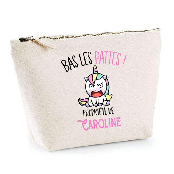Trousse pochette de rangement maquillage Fête des Mères Mamie Famille Idée Cadeau anniversaire Noël Travail Boulot Métier Départ Retraite Collègue Femme