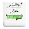 Tapis de souris ergonomique avec repose-poignet, accessoire bureau pour femme et homme, fête des pères, cadeau pas cher, idée cadeau fête des mères, secret santa, départ à la retraite, télétravail et gaming
