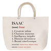 Sac Fête des Mères Mamie Famille Idée Cadeau anniversaire Noël Travail Boulot Métier Départ Retraite Collègue Femme cabas shopping plage