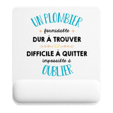 Tapis de souris ergonomique avec repose-poignet, accessoire bureau pour femme et homme, fête des pères, cadeau pas cher, idée cadeau fête des mères, secret santa, départ à la retraite, télétravail et gaming