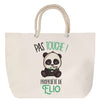 Sac Fête des Mères Mamie Famille Idée Cadeau anniversaire Noël Travail Boulot Métier Départ Retraite Collègue Femme cabas shopping plage