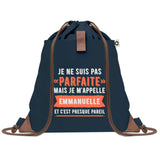 sac a dos femme bleu coton recycle avec pochette cadeau original pour collegue amie prof ou soeur idee cadeau femme noel anniversaire secret santa ou depart a la retraite sac pratique chic et ecoresponsable design breton elegant