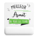 Tapis de souris ergonomique avec repose-poignet, accessoire bureau pour femme et homme, fête des pères, cadeau pas cher, idée cadeau fête des mères, secret santa, départ à la retraite, télétravail et gaming