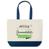 Sac de shopping bleu Meilleur Documentaliste de tous les temps