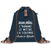 sac a dos homme bleu coton recycle avec pochette idee cadeau utile pour collegue papa ou ami cadeau homme noel anniversaire secret santa ou depart a la retraite sac durable pratique et robuste design sobre et elegant