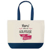 Sac de shopping bleu Merci Golfeuse Géniale
