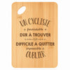 Planche bambou gravée personnalisée homme idée cadeau Fête des Pères apéro 30×20 prénom cuisine plateau fromage anniversaire noel papa papi 