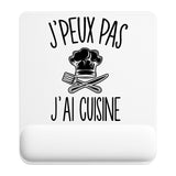 Tapis de souris ergonomique avec repose-poignet, accessoire bureau pour femme et homme, fête des pères, cadeau pas cher, idée cadeau fête des mères, secret santa, départ à la retraite, télétravail et gaming
