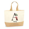 Sac Jute Fête des Mères Fêtes des Pères Mamie Papi Famille Idée Cadeau anniversaire Noël Travail Boulot Métier Départ Retraite Collègue Femme Homme