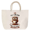 Sac Fête des Mères Mamie Famille Idée Cadeau anniversaire Noël Travail Boulot Métier Départ Retraite Collègue Femme cabas shopping plage