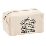 Sac Fête des Mères Mamie Famille Idée Cadeau anniversaire Noël Travail Boulot Métier Départ Retraite Collègue Femme cabas shopping plage