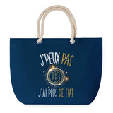 Sac de plage Bleu anse corde J'peux Pas Bitcoin Cryptomonnaie