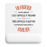 Tapis de souris ergonomique avec repose-poignet, accessoire bureau pour femme et homme, fête des pères, cadeau pas cher, idée cadeau fête des mères, secret santa, départ à la retraite, télétravail et gaming