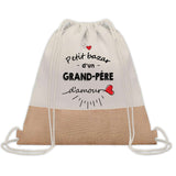 Sac Fête des Pères Papi Papa Cadeau anniversaire Noël Travail Boulot Métier Départ Retraite Collègue Homme cabas shopping plage