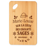 Planche à découper cadeau Noël famille amis papa maman mamie papi, idée cadeau apéro et cuisine, Secret Santa