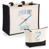 Cabas homme ou femme sac plage ou shopping tote bag pochette trousse Idée cadeau original pour anniversaire Noël travail départ retraite collègue famille fete des mères fetes des pères papa maman mamie papi