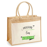 Sac Fête des Mères Mamie MAman Soeur Femme Famille Idée Cadeau anniversaire Noël Travail Boulot Métier Départ Retraite Collègue Femme cabas shopping plage