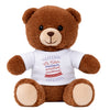 Peluche Ours Bébé Nounours Futur Meilleur Assistant Maternel Cadeau Naissance Garçon Nouveau Né Premier Âge Liste de Naissance Enfant