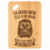 Planche bambou gravée personnalisée femme idée cadeau Fête des Mères apéro 30×20 prénom cuisine plateau fromage anniversaire noel maman mamie