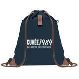 Sac à dos Bleu avec pochette Cuvée 1984