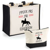Cabas homme ou femme sac plage ou shopping tote bag pochette trousse Idée cadeau original pour anniversaire Noël travail départ retraite collègue famille fete des mères fetes des pères papa maman mamie papi