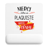 Tapis de souris ergonomique avec repose-poignet, accessoire bureau pour femme et homme, fête des pères, cadeau pas cher, idée cadeau fête des mères, secret santa, départ à la retraite, télétravail et gaming