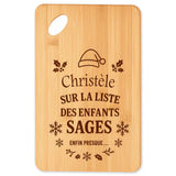 Planche à découper cadeau Noël famille amis papa maman mamie papi, idée cadeau apéro et cuisine, Secret Santa